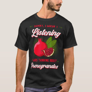 Granatapfelsaftsamen Saatgut Frucht Blume Pflanze  T-Shirt