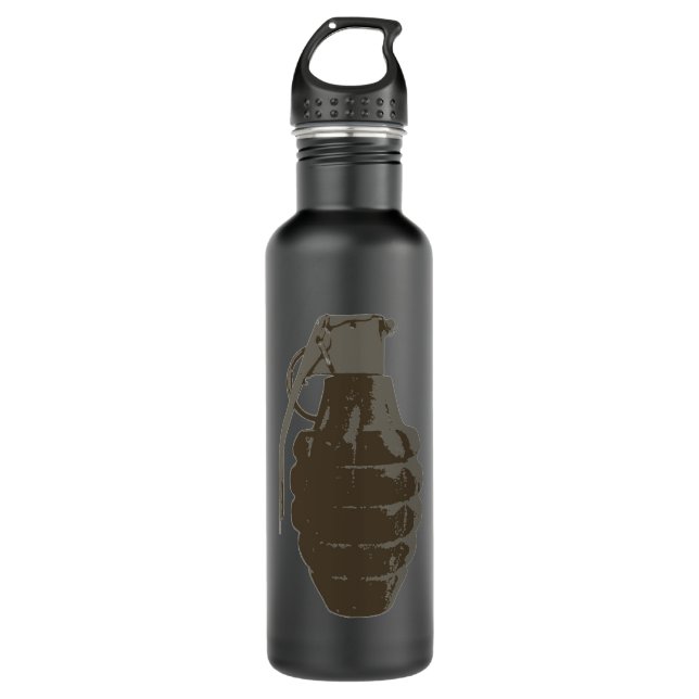 Granate Edelstahlflasche (Vorderseite)