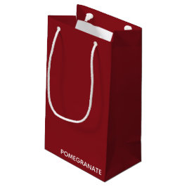Granatrot - Name Kleine Geschenktüte