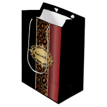 Granats-rotes und schwarzes Leopard-Muster