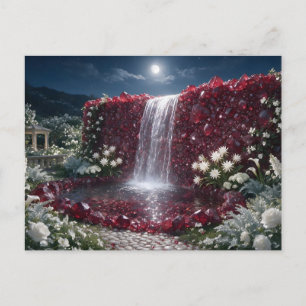 Granatwasserfall im Januar Postkarte