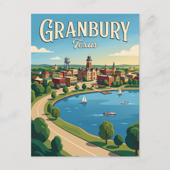 Granbury USA Postkarte (Vorderseite)
