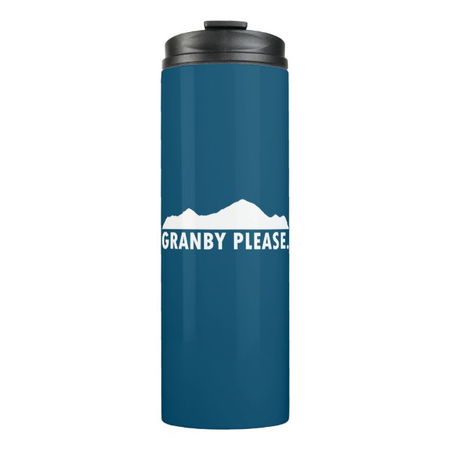Granby Colorado Bitte Thermosbecher (Vorderseite)