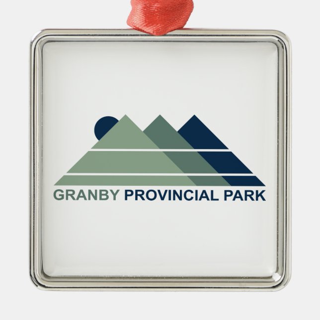 Granby Provincial Park Ornament Aus Metall (Vorne)