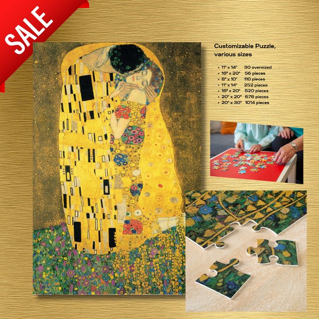 GRAND 1014 Jigsaw Puzzle GUSTAV KLIMT THE KISS (Créateur téléchargé)