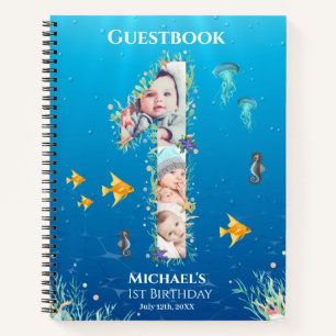 Grand 1er anniversaire sous la mer Photo Livre d'i