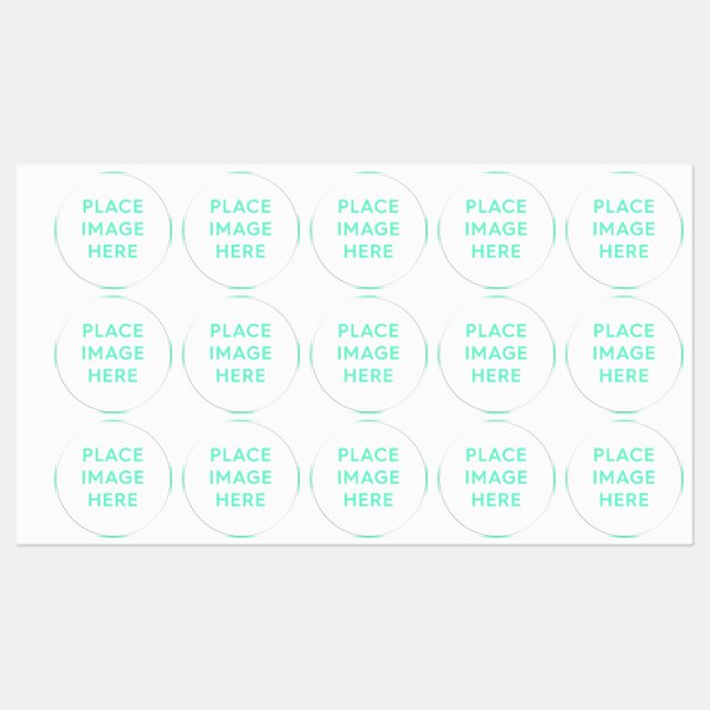 Grand adhésif circulaire / Étiquette étanche (Feuille)