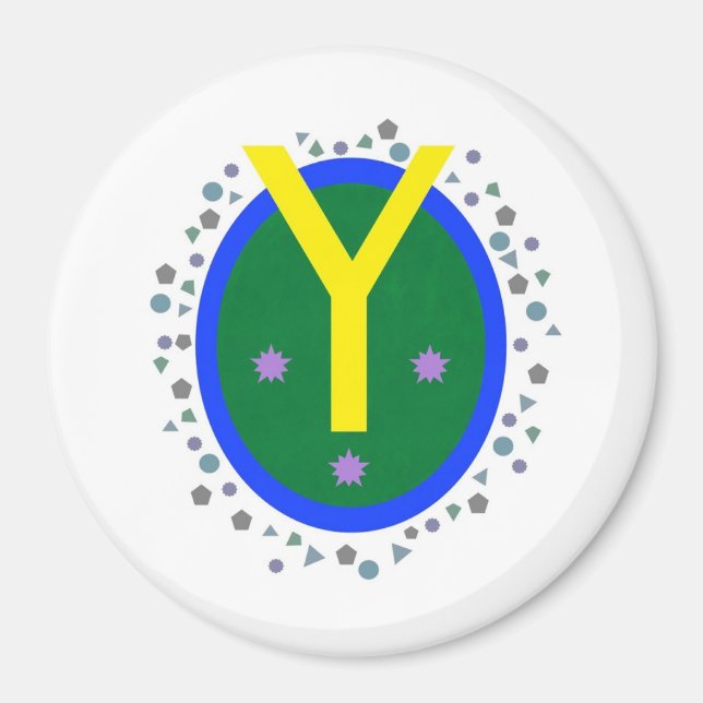 Grand aimant circulaire de 3 pouces (Devant)