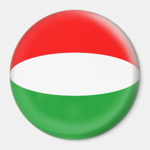 Grand aimant de 3 pouces - drapeau de Hongrois de