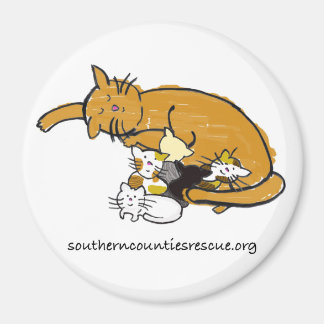 Grand aimant (logo rond Kitty)