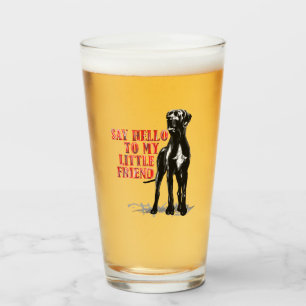 Grand ami Danois Verre à bière drôle