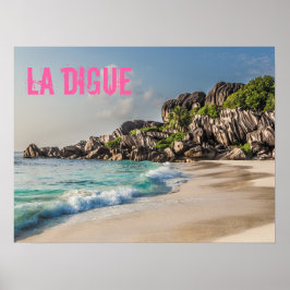 Grand Anse Seychelles La Digue Beach Geschenk Poster