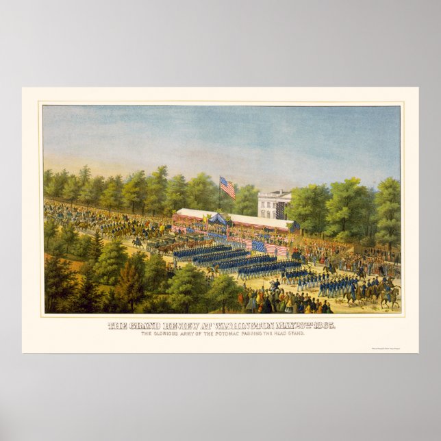 Grand Army Review in Washington, DC 1865 Poster (Vorne)