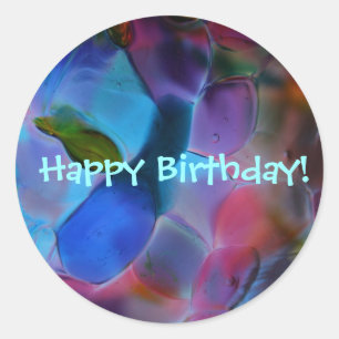 Grand autocollants d'anniversaire "Glass Planet"