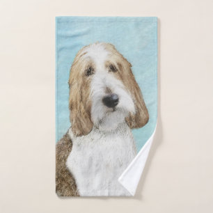 Grand Basset Griffon Vendeen - Original Dog Art Badhandtuch Set