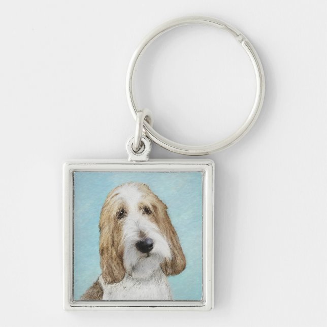 Grand Basset Griffon Vendeen - Original Dog Art Schlüsselanhänger (Vorne)