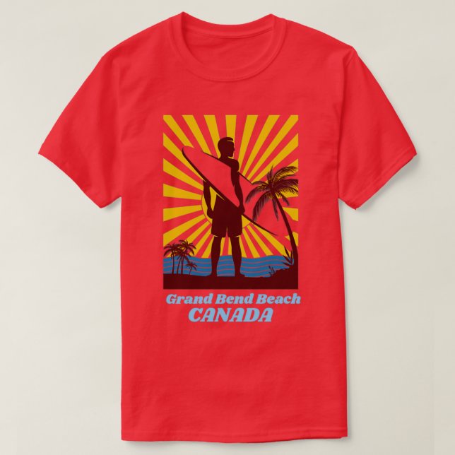 Grand Bend Beach für Urlauber, die einen Strandurl T-Shirt (Design vorne)
