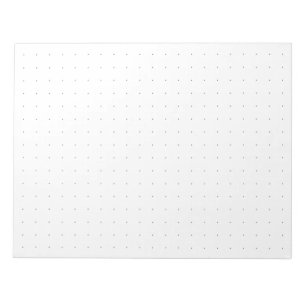 Grand bloc-notes de papier de graphique de point