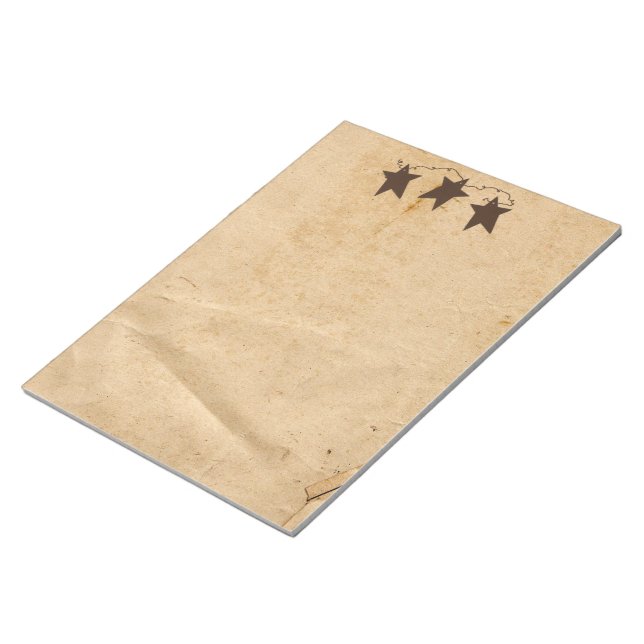 Grand bloc-notes Rusty Stars (Incliné)