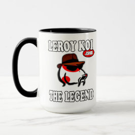 Grand café Mug - Café et Koi