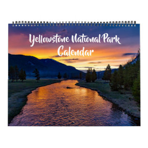 Grand calendrier du parc Yellowstone
