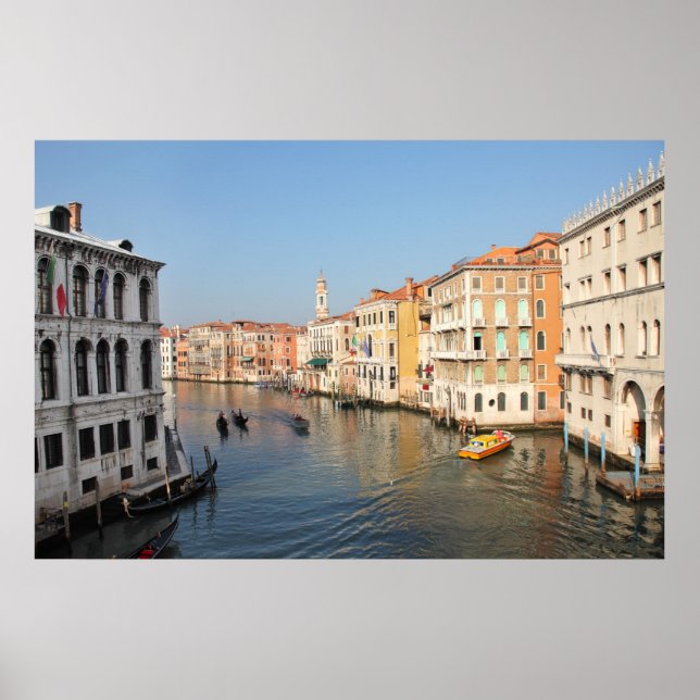 Grand canal, affiche de Venise (Devant)