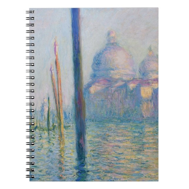 Grand Canal Monet Venice Italien Klassische Malere Notizblock (Vorderseite)