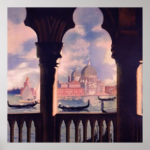 Grand Canal Venedig Italien Reisemöglichkeiten Poster