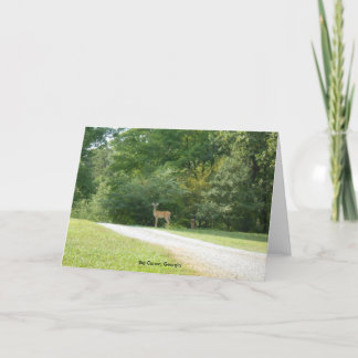 Grand canoë, carte de note de la Géorgie