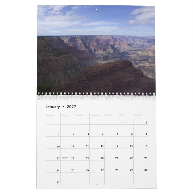 Grand Canyon 18 Monate 2015 - 16 Kalender (Jan 2027)