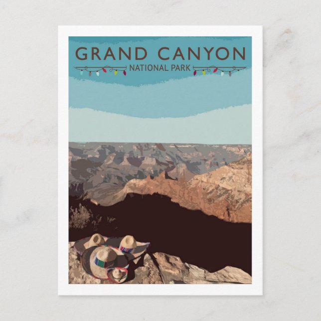 Grand Canyon 5,5 Postkarte (Vorderseite)