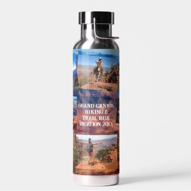 Grand Canyon Adventure 9 Fotos - Text personalisie Trinkflasche (Links)