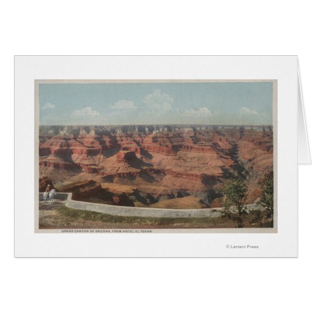 Grand Canyon, Arizona - Aussicht auf den Canyon vo (Vorderseite (Horizontal))