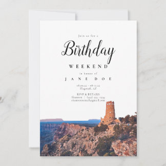 Grand Canyon Arizona Einladung zum Geburtstag