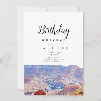 Grand Canyon Arizona Einladung zum Geburtstag