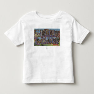 Grand Canyon, Arizona - große Buchstabe-Szenen Kleinkind T-shirt