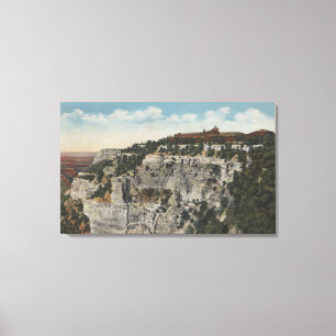 Grand Canyon, Arizona - Hotel-Ansicht EL Tovar Leinwanddruck
