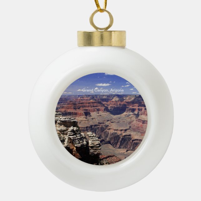 Grand Canyon, Arizona Keramik Kugel-Ornament (Vorderseite)