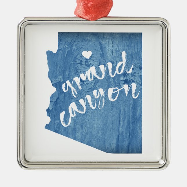 Grand Canyon Arizona Ornament Aus Metall (Vorne)