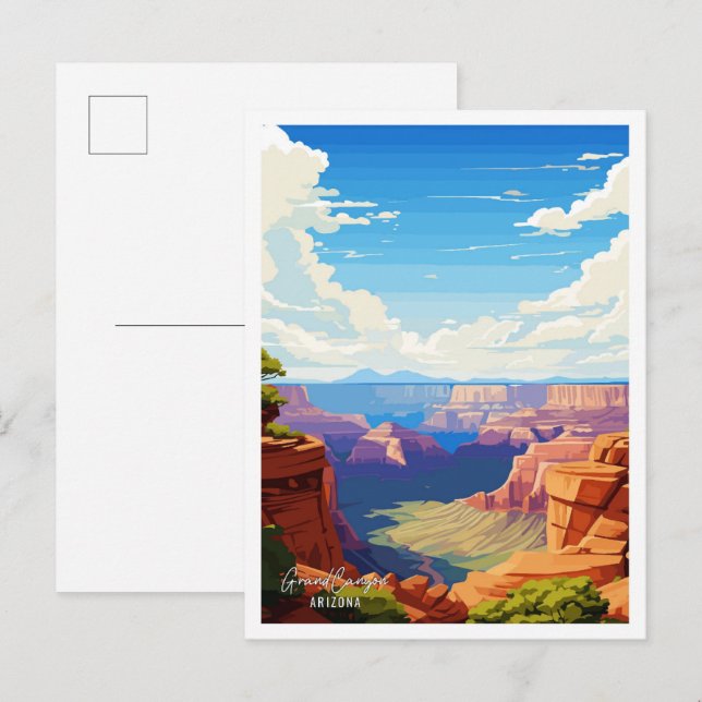 Grand Canyon Arizona Postkarte (Vorne/Hinten)