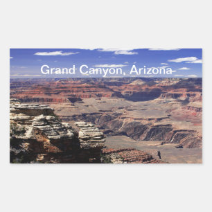 Grand Canyon, Arizona Rechteckiger Aufkleber