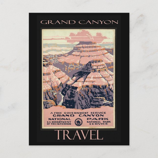 Grand Canyon Arizona Reisead Postkarte (Vorderseite)