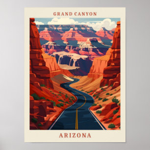 Grand Canyon Arizona USA Elegantes Ambiente Poster