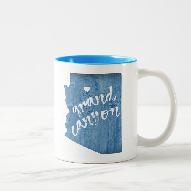 Grand Canyon Arizona Zweifarbige Tasse (Rechts)