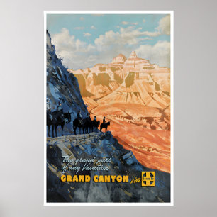 Grand Canyon Art Nationalparks Poster Santa Fe