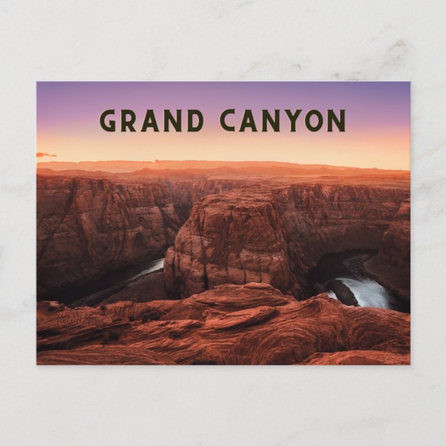 Grand Canyon Carte Postale Souvenir (Devant)