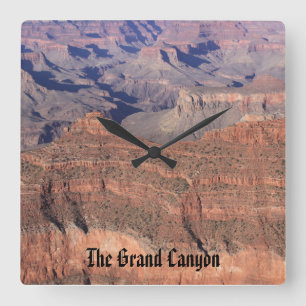 Grand Canyon Clock Quadratische Wanduhr