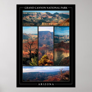 Grand Canyon Collage Poster