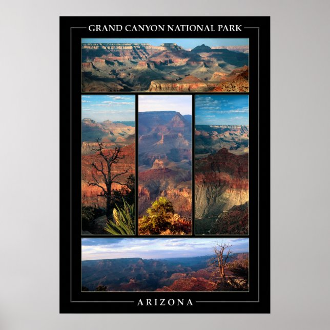 Grand Canyon Collage Poster (Vorne)