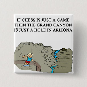 Grand Canyon des Schachspiel-Spielers Button